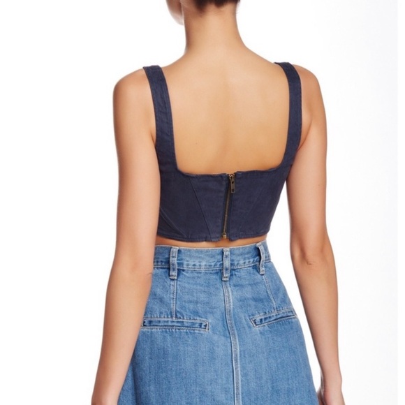 Free People Lost in the Light Crop Top Size 10 - Picture 2 of 13